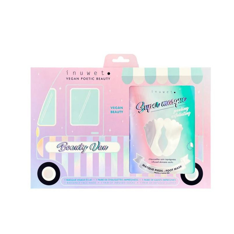 INUWET BEAUTY VAN COFFRET MASQUES PIEDS MAINS