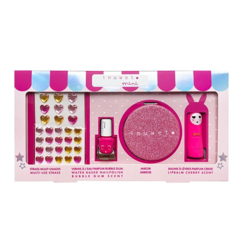 INUWET MINI COFFRET STARS ROSE