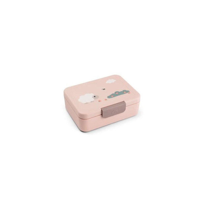 Boîte à goûter avec séparateur Tiny farm Rose