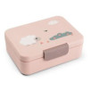 Boîte à goûter avec séparateur Tiny farm Rose