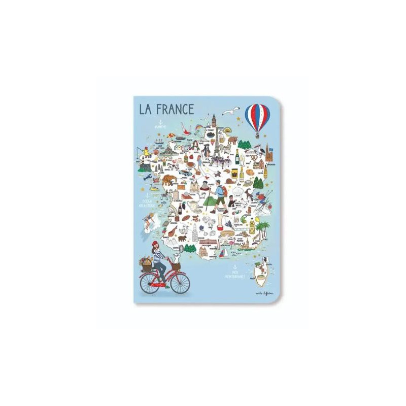 CARNET SOUPLE A6 LA FRANCE
