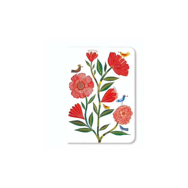 CARNET SOUPLE A6 PIVOINES