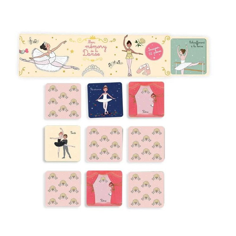 JEU MEMORY IMAGIER DE LA DANSE