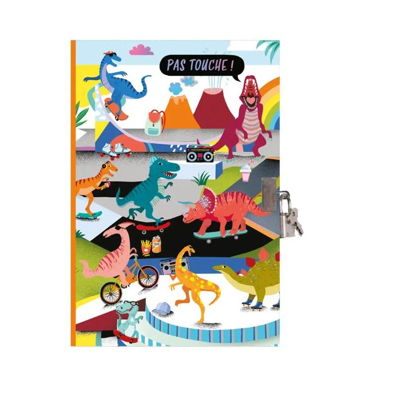 JOURNAL SECRET 12x18 DINOS SKATEPARK