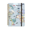 CARNET SPIRALES RIGIDE A5 VOYAGES