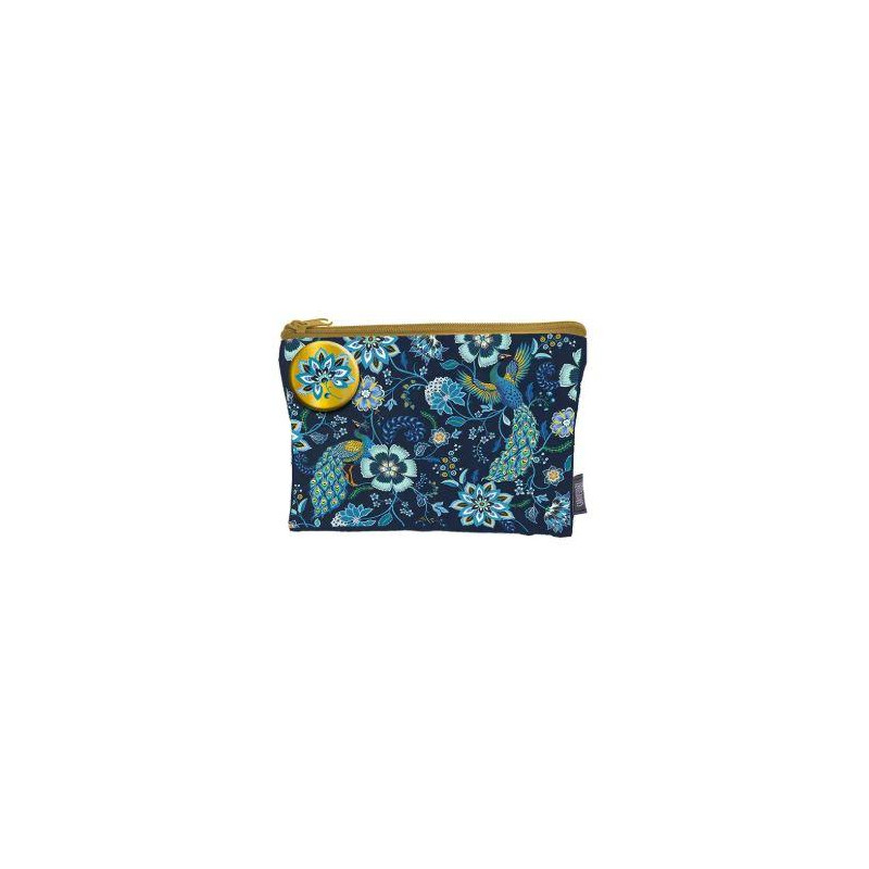 POCHETTE COTON PAONS du CACHEMIRE