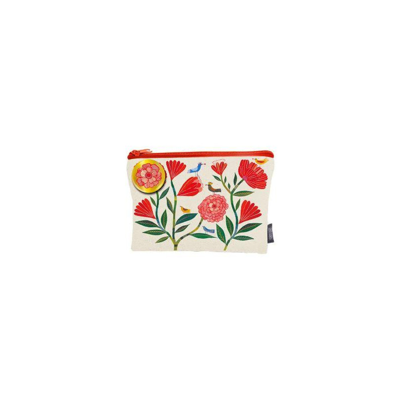POCHETTE COTON PIVOINES