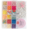 Boîte de 16 couleurs de perles heishi 6 mm - Pop