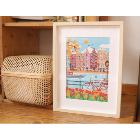 Coffret peinture au numéro - Amsterdam par Nidhi Kachhadiya