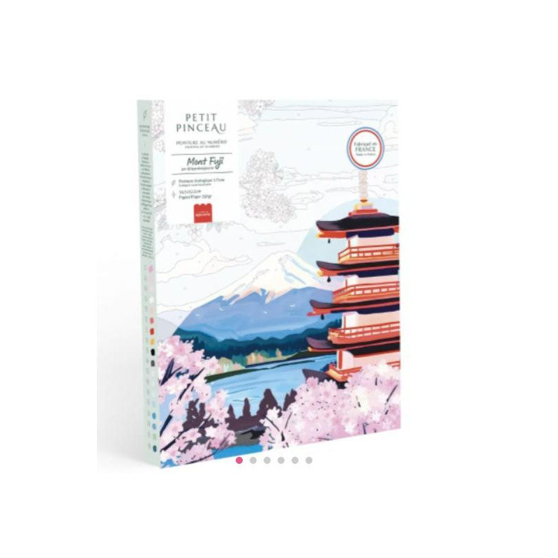 Coffret peinture au numéro - Mont Fuji par La Petite Epicerie