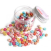 Pot perles lettres – Couleurs chaudes