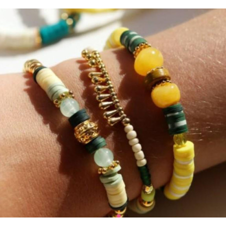 Mélange de perles heishi et de breloques - Syracuse