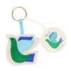 Porte-clés en simili cuir - Oiseau