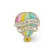 BROCHE EN MÉTAL ÉMAILLÉ AIR BALLOON