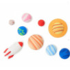 SET DE 9 GOMMES - SYSTEME SOLAIRE