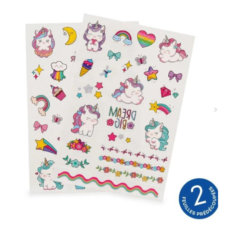 TATOUAGES ÉPHÉMÈRES - LICORNE