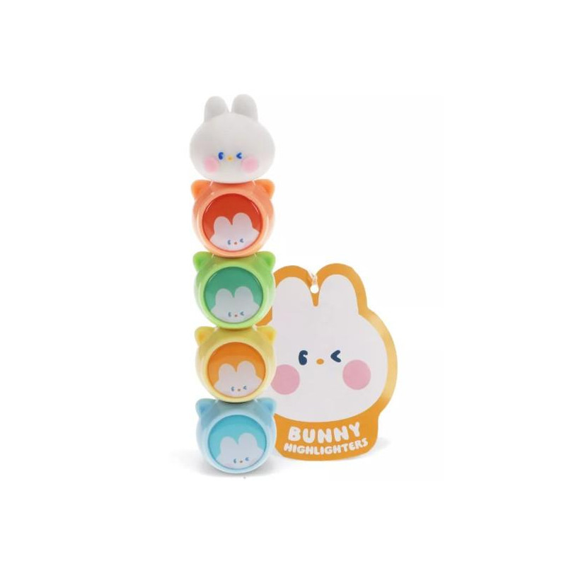 Lot de surligneurs empilables - Bunny