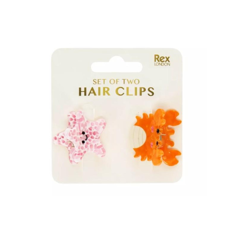 Mini pinces à cheveux (lot de 2) - Créatures marines