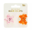 Mini pinces à cheveux (lot de 2) - Créatures marines
