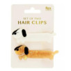 Pinces à cheveux (lot de 2) - Chiens saucisses