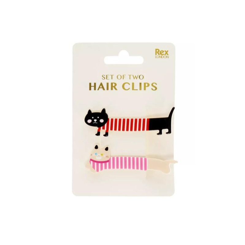 Pinces à cheveux (lot de 2) - Chats