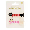 Pinces à cheveux (lot de 2) - Chats