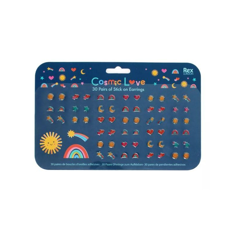 Boucles d'oreilles à coller - Cosmic Love