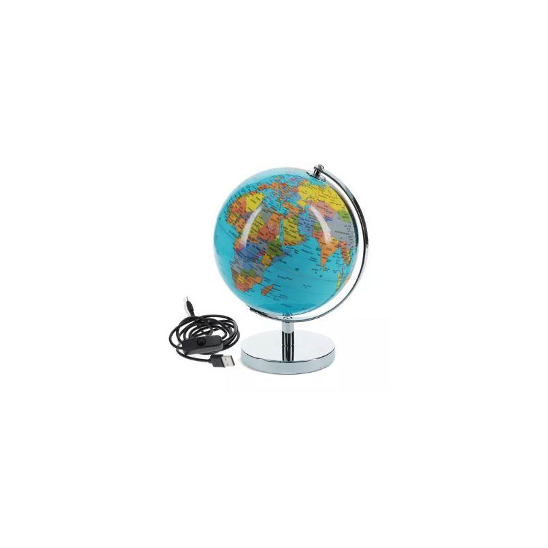 Globe terrestre lumineux USB (14.2cm)