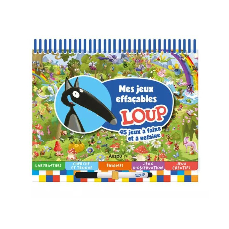 MES JEUX EFFACABLES LOUP