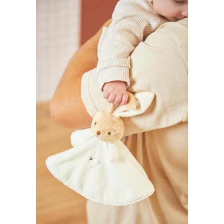 DOUDOU LAPIN ROND CREME
