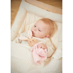 DOUDOU LAPIN ROND ROSE