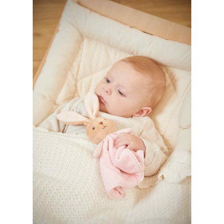 DOUDOU LAPIN ROND ROSE