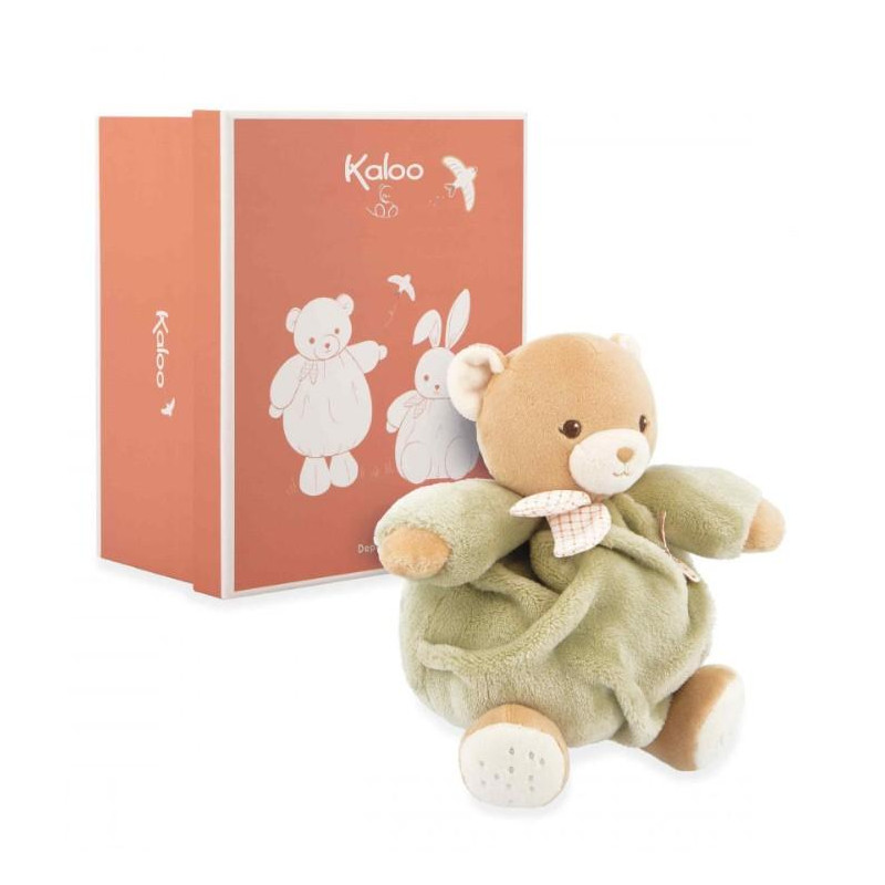 PATAPOUF OURS VERT 17CM