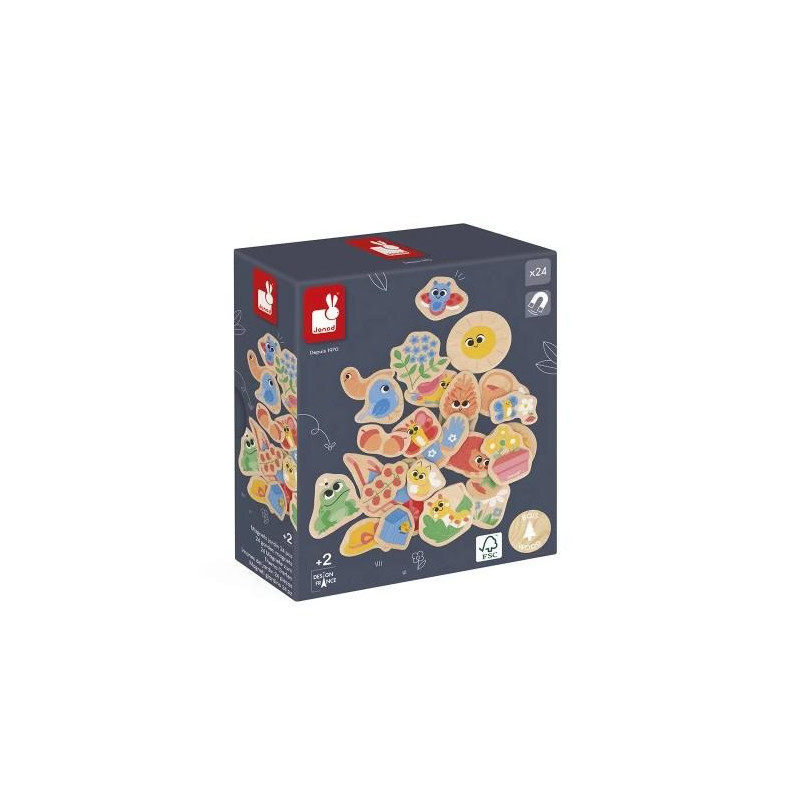 MAGNETS JARDIN 24 PCS