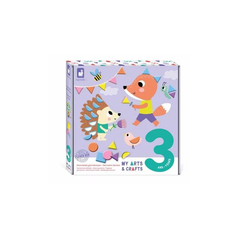 3 ANS - GOMMETTES GEOMETRIQUES