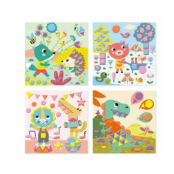 3 ANS - GOMMETTES GEOMETRIQUES