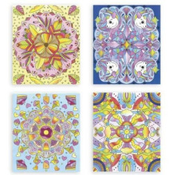 PEINTURE ARC-EN-CIEL MANDALAS