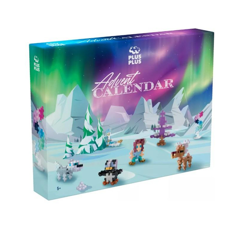 Calendrier de l'Avent 600 Pcs Un Noël sous les aurores boréales