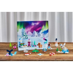 Calendrier de l'Avent 600 Pcs Un Noël sous les aurores boréales
