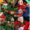 Décorations DIY de Noël à suspendre - Village de Noël