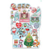 JEU STICKERS + POSTER Noël Kawaï