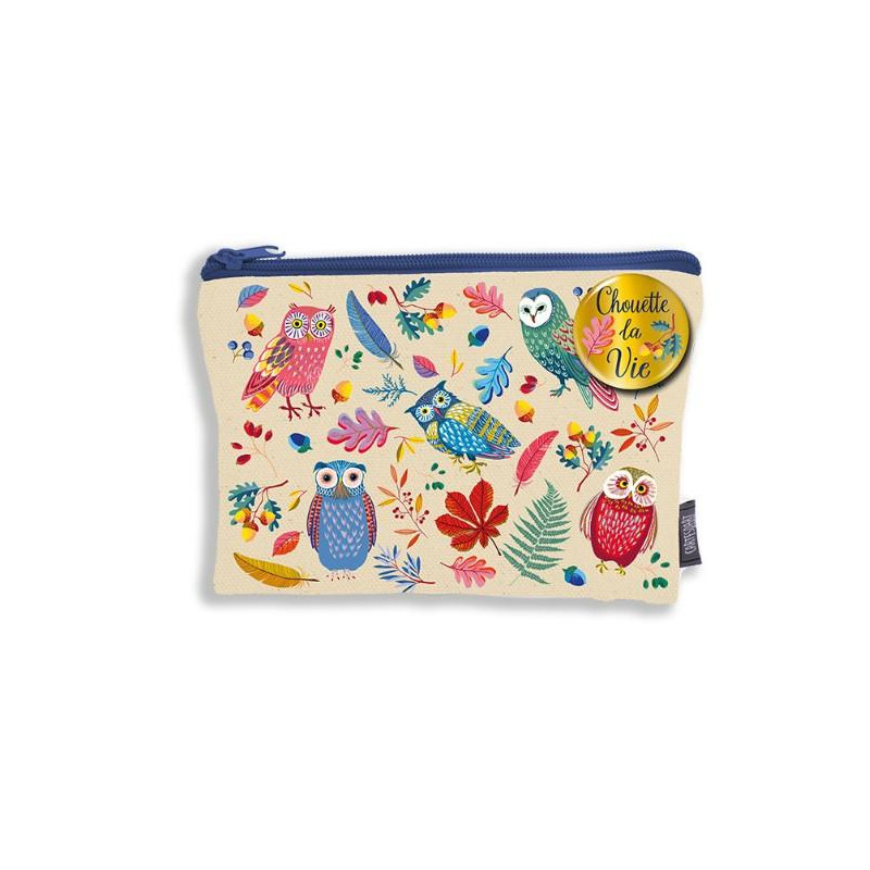 POCHETTE COTON CHOUETTE LA VIE