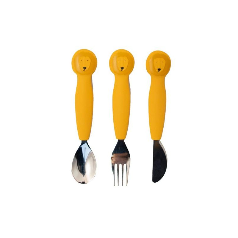 Couverts 3 pièces en silicone - LION