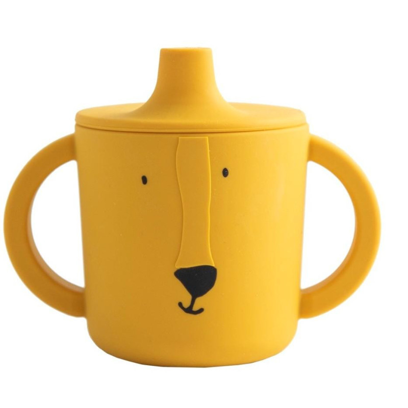 Tasse d'apprentissage en silicone - Lion