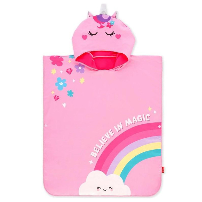 PONCHO ÉPONGE POUR ENFANT - LICORNE