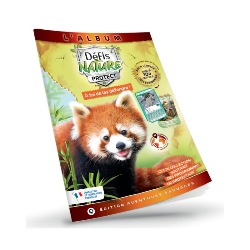 Album de classement - Couverture Panda Roux