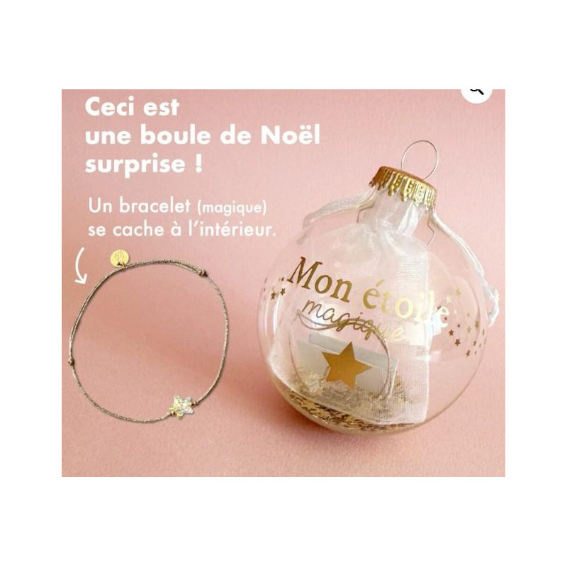 BRACELET BRELOQUE ETOILE DE NOEL