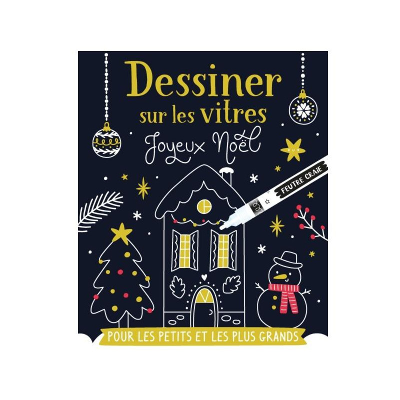 Dessiner sur les vitres – Noël