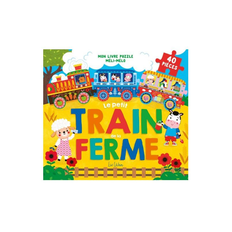 Mon livre puzzle méli-mélo : PETIT TRAIN DE LA FERME