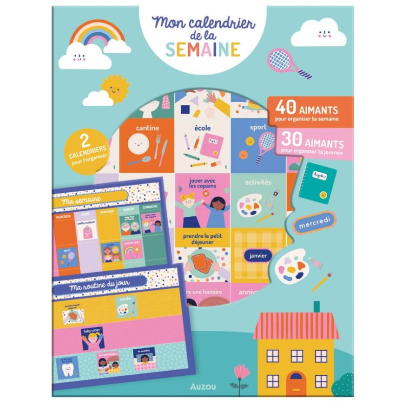 MON AVENTURE AIMANTEE - MON CALENDRIER DE LA SEMAINE